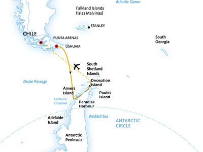 Antarctic Express: Cruise South, Fly North (Ocean Explorer)